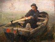 James Ensor The Rower oil painting artist